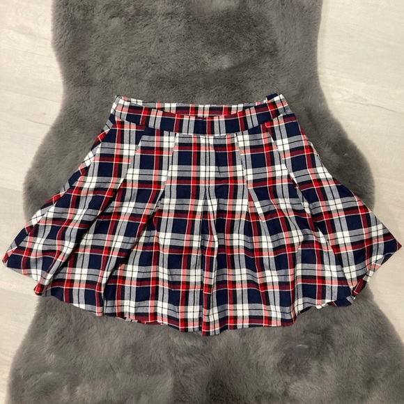 School girl style mini skirt